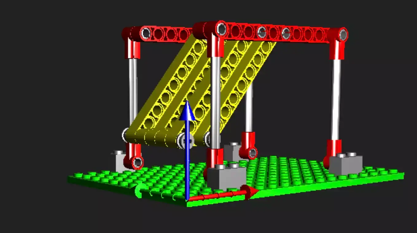 Image d'un balancier avec ThreeJs