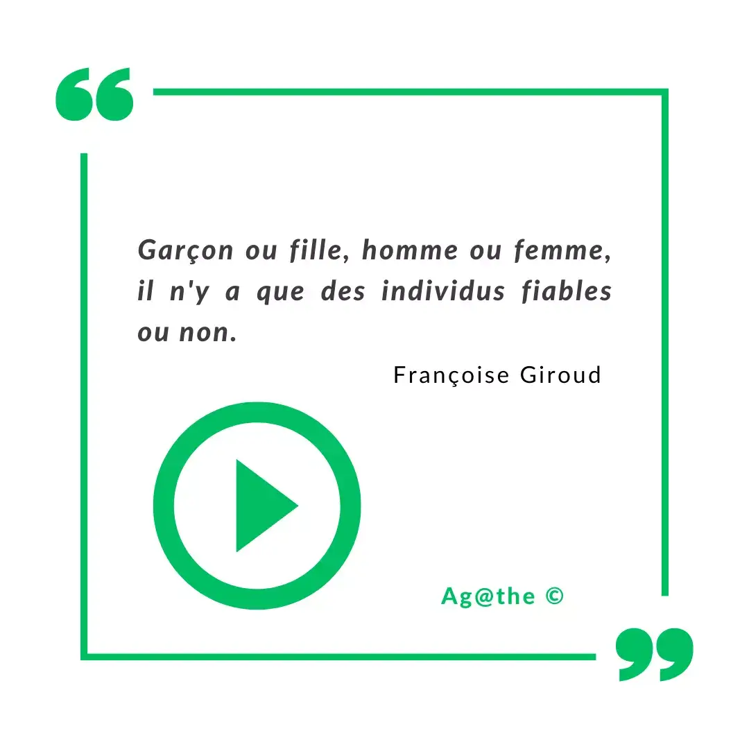 Ciation de Françoise GIROUD